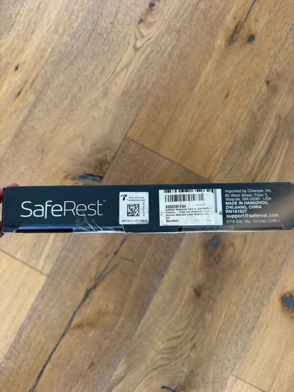 SafeRest Premium White Mattress Protector - Twin XL